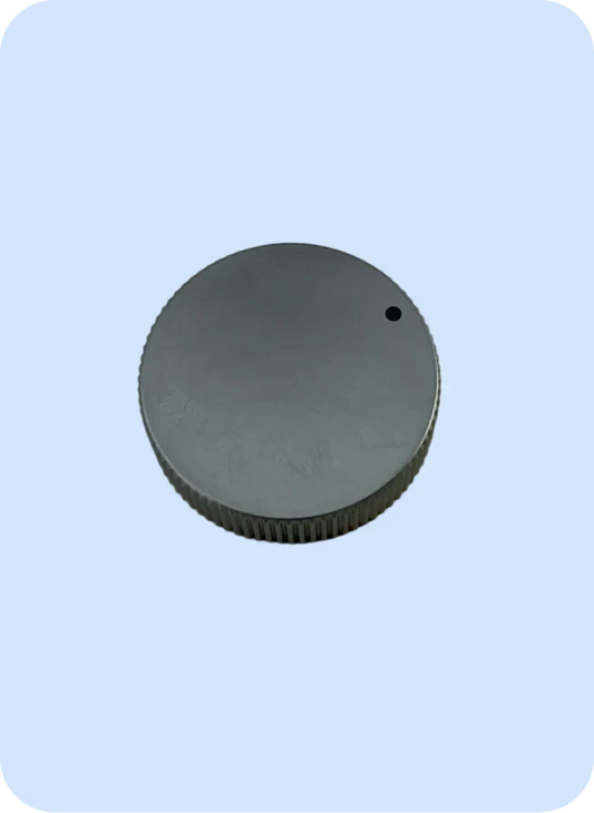 Matte Silver Pressure Knob for Fresh